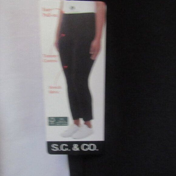 S. C. & CO. Tummy Control Womans Size 12 Black Slacks, NWT  B333-15 - Picture 3 of 6
